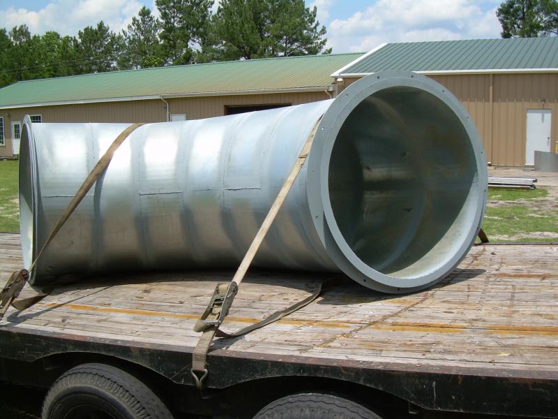 48" Duct elbow